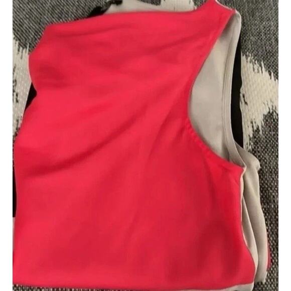 Ann Taylor Red/Black Sleeveless Blouse Size 4 - Polyester - Picture 5 of 5